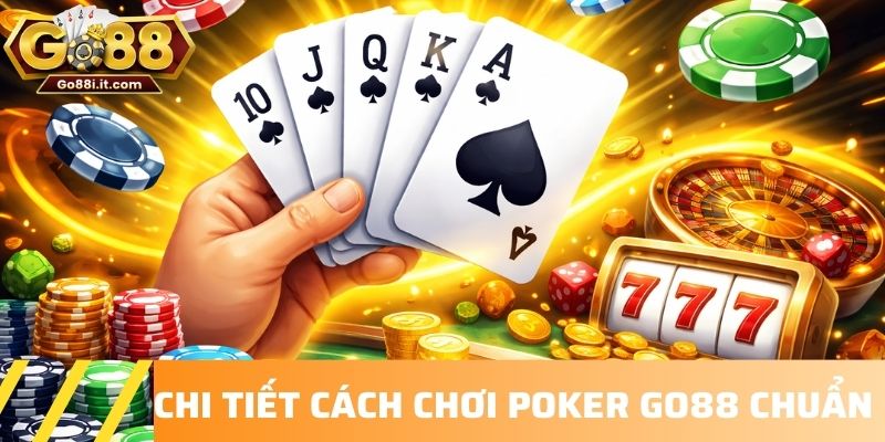 Chi tiết cách chơi Poker Go88 chuẩn 