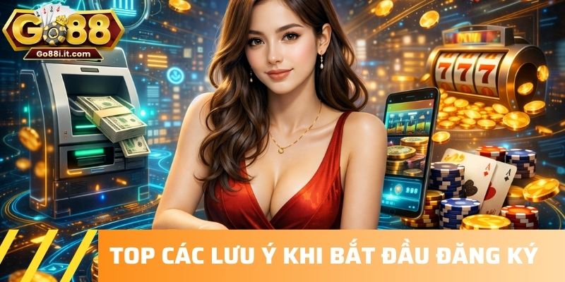 Top các lưu ý khi bắt đầu đăng ký