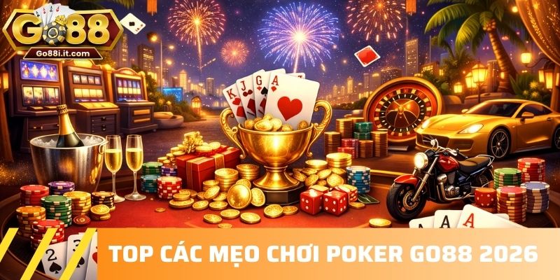 Top các mẹo chơi Poker Go88 2026
